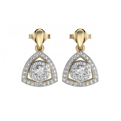 Petite Diana diamond Drop Earrings